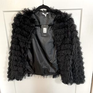 Fashion Nova- Tweety Fur Jacket